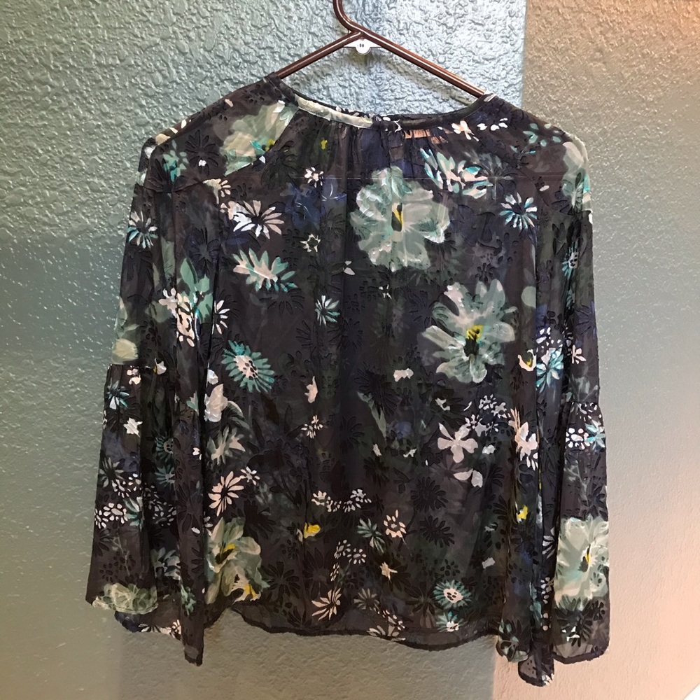 Loft Sheer Blouse - Picture 3 of 8